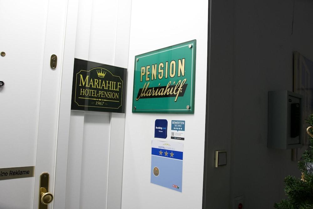 Pension Hotel Mariahilf Viena Exterior foto